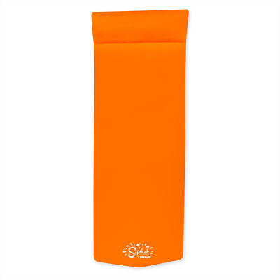 TRC Recreation Splash 1.25'' Thick Foam Swimming Pool Float Mat, Sunset Orange