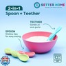 Soft Silicone Baby Spoons, Baby Spoon self Feeding Set for Babies 6-12 Months - Infant Feeding Spoons for Boys and Girls, Safty Tested Spoons, Baby Feeding Essentials, BPA Free, Great Gift