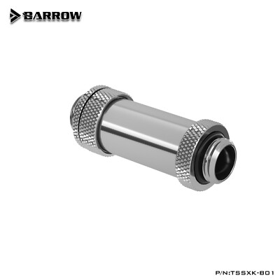 Barrow G1/4'' Adjustable Aqua Link Pipe SLI 41-69mm Extender Fitting Male to Male