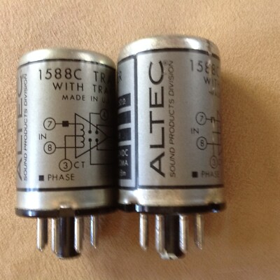  Altec Lansing 1588c Peerless Plug In Transistor Preamps