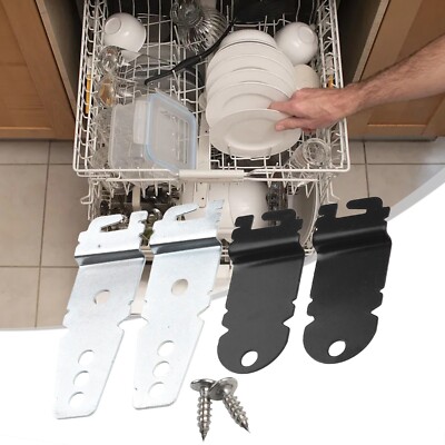 Sturdy and Practical Dishwasher Mounting Brackets Clips 8212560 & 8269145