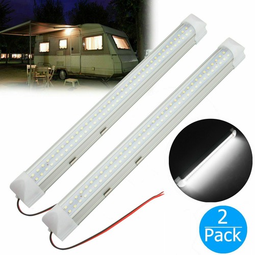 4 Stück 12V LED Innenleuchte 72 LEDs Streifen Leuchte Auto Stablampe