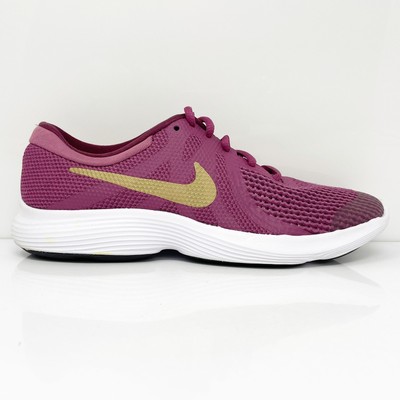 Nike Girls Revolution 4 943306-601 Розовые кроссовки для бега, размер 6,5 лет