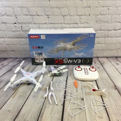 Cheerwing Syma X5SW-V3 White WiFi FPV Quadcopter Drone With 