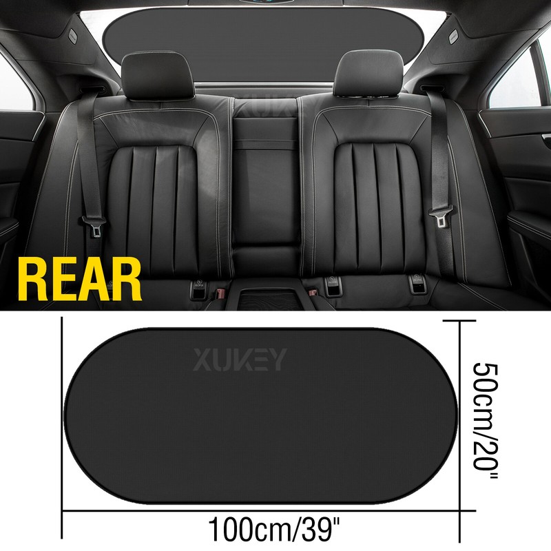 Car Rear Window Sun Visor Truck Interior Parts Windshield Mesh Cover Universal &