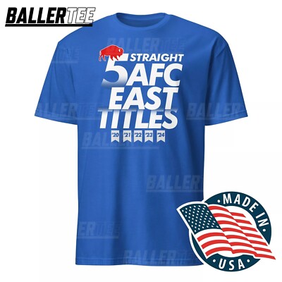 Buffalo Bill Shirt Bill Mafia Five Straight East Division AFC Champions T-Shirt