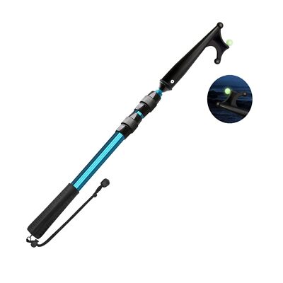 Boat Hooks For Docking Extension Pole Hook Telescopic Boat Pole With Luminous Be