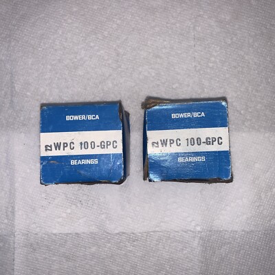 Two BOWER/BCA FEDERAL MOGUL  WPC 100-GPC