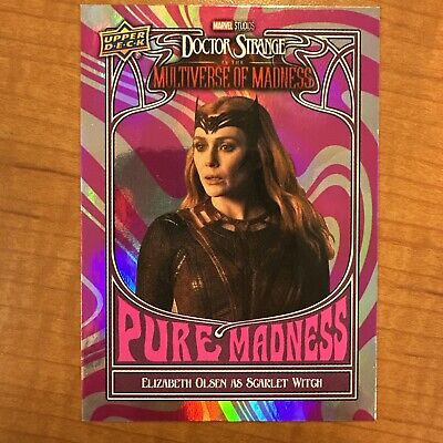 2023 UD Doctor Strange Multiverse Pure Madness Scarlet Witch PM7 Elizabeth Olsen