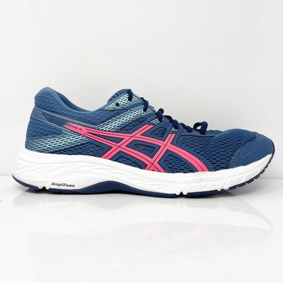 

Женские кроссовки Asics Gel Contend 6 1012A570 синие кроссовки размер 7,5, Синий, Gel Contend 6
