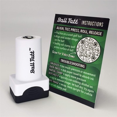 Ball Tatt - Chimpanzee Golf Ball Stamp Marker Quick-Dry Stamper Self-Inking