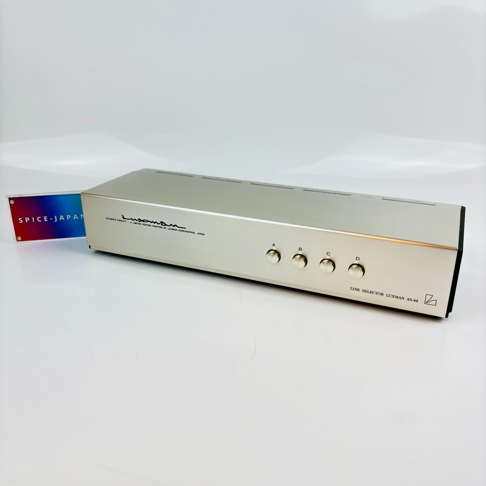 LUXMAN AS-44 Line Selector 4 System RCA Terminal Line Input LUXMAN AS-44 Line Selector 4 System RCA Terminal Line Input
