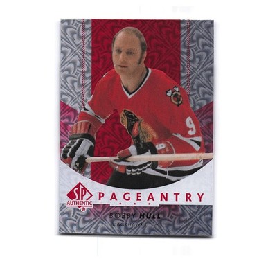 2022 Upper Deck SP Authentic #P-55 Bobby Hull Pageantry Red