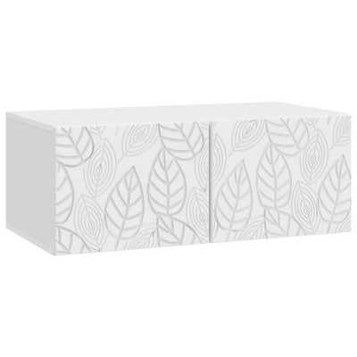 Wall-Mounted TV Cabinet 78.5 x 31 cm White Engineered Wood