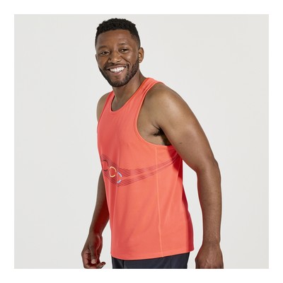 

Saucony Мужская футболка с секундомером ViZiRed Graphic  Clothing