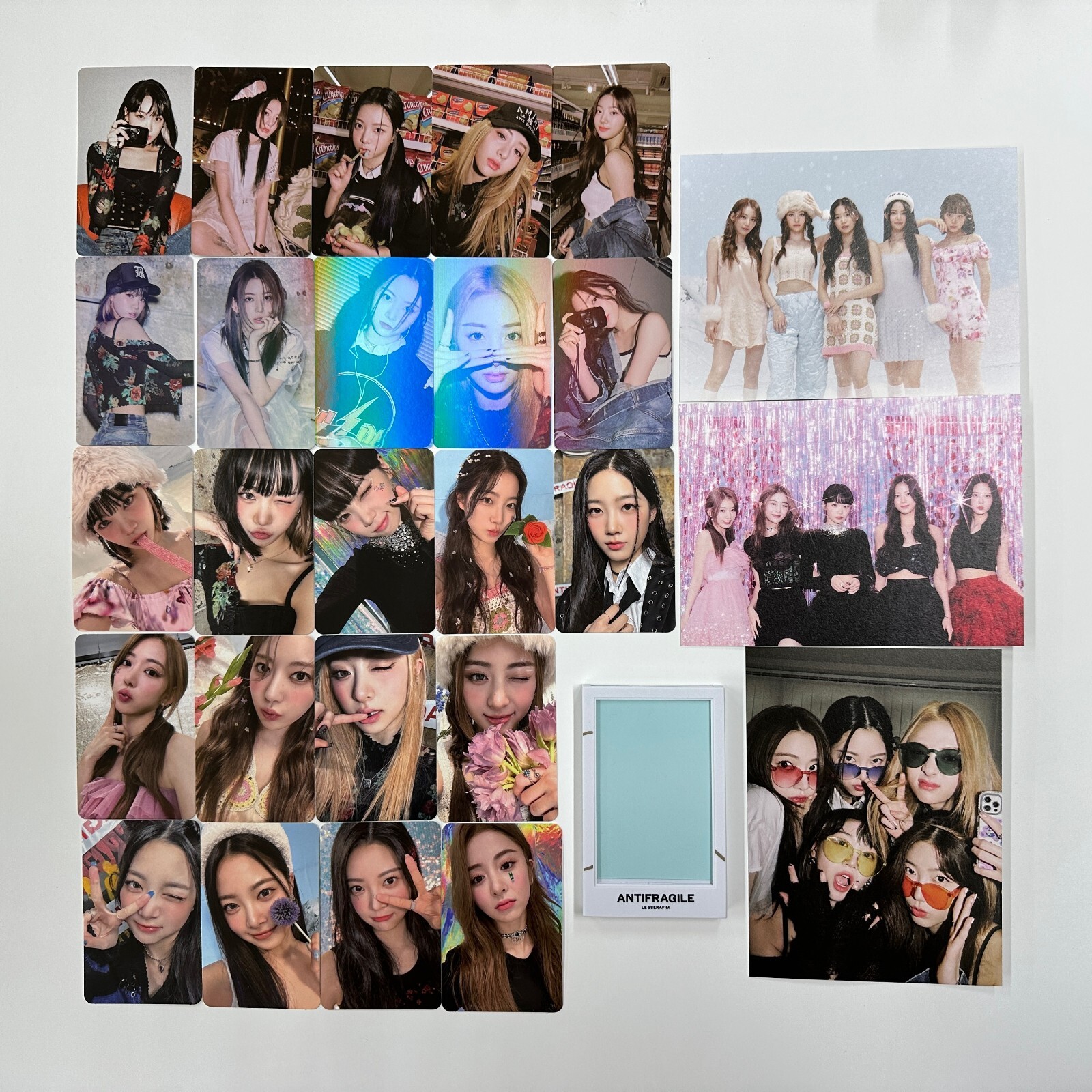 LE SSERAFIM ANTIFRAGILE Album Photo Card / POB Photo Card