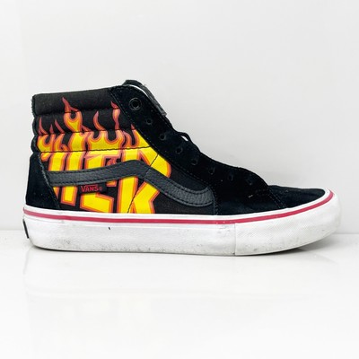 

Vans Mens Sk8 Hi Thrasher 721454 Черная повседневная обувь Кроссовки Размер 6.5, Черный, Sk8 Hi Thrasher