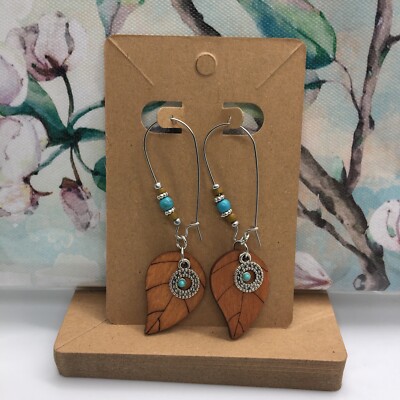 3'' Silver-tone Earring Set Boho Retro Dangle Drop Hook New Free Ship 3105