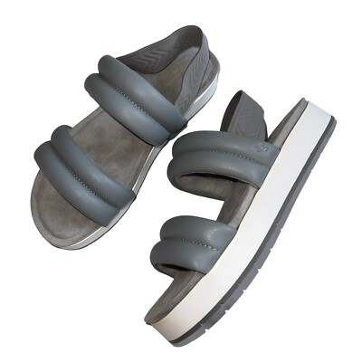 KOOLABURRA by UGG Anida Women's Size 9 Puffer Slingback Platform Sandal Grey New