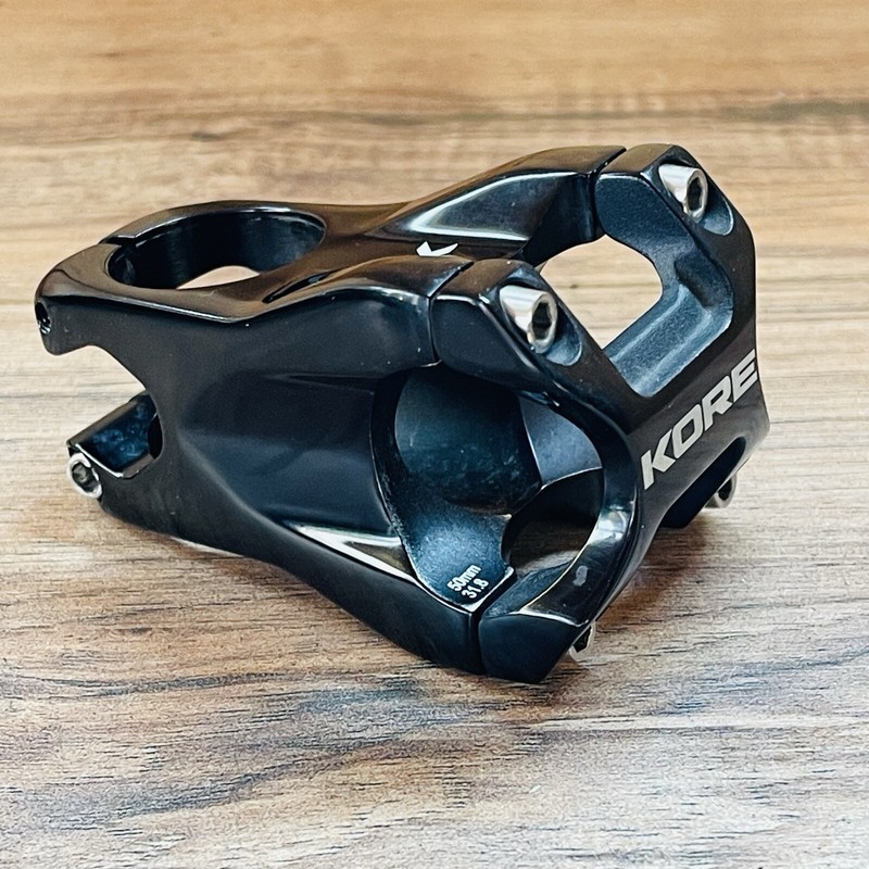 Kore All Mountain Short MTB Stem  50mm1 1/8 0 Degree 31.8 Black
