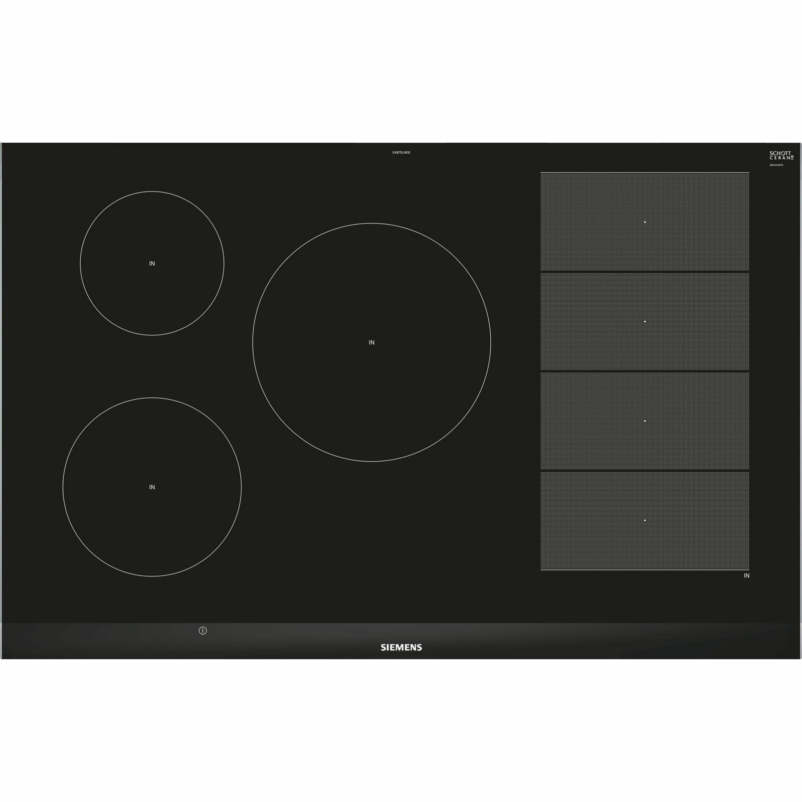 Siemens Induktionskochplatte EX875LVC1E IQ700, 80 cm