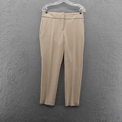NWT Chicos So Slimming Slim Ankle Pants Size 00 US 2 Beige Womens Ankle Length