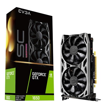 EVGA GeForce GTX 1650 GDDR6 Graphics Card (04GP41257KR)