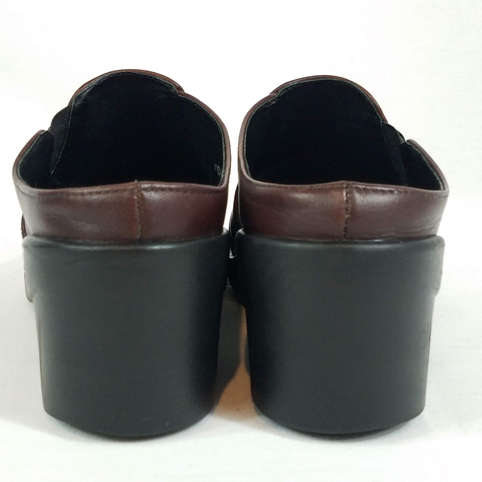 Dansko Solvei Brown Leather Slip On Mules Nurse Shoes 39 EU / 8.5-9 US