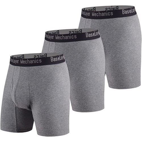 GREY ALCATRAZ BOXERS ×2枚 Iron Grey Boxer Brief Active underpants 2-Pack Bread