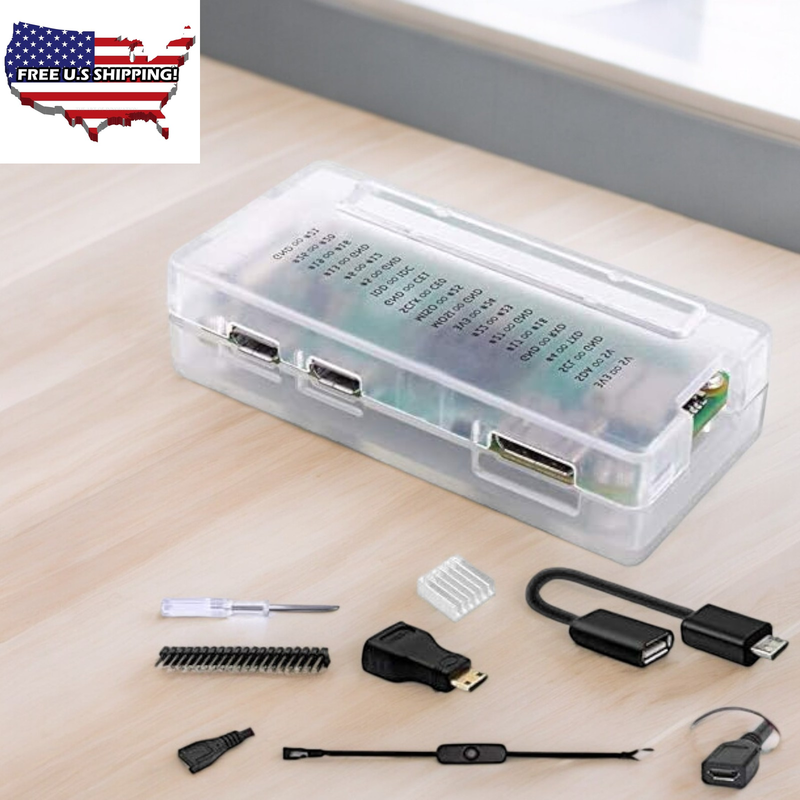 Zero 2 W Case/zero W Case, 7 In 1 Basic Starter Kit With Pi Zero Heatsink, 20