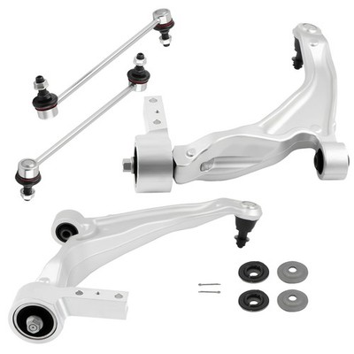 4x Front Suspension Lower Control Arms Sway Bar Kit For Acura MDX 2007-13 ZDX