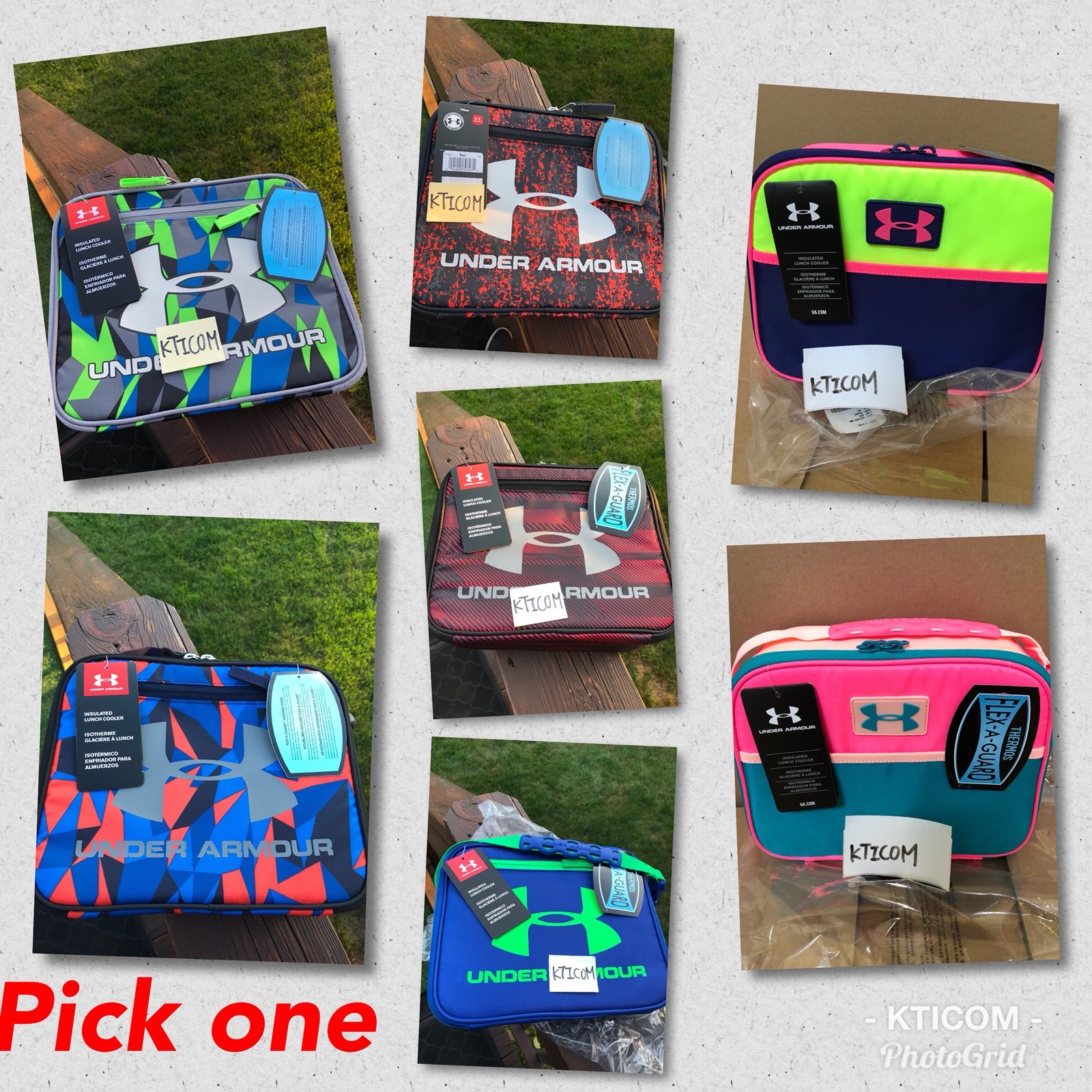 girls under armour lunch box