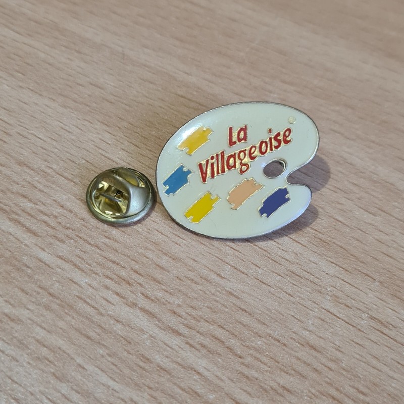 (Ze) Pin'S La Villageoise Palette De Peinture