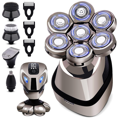 Maquina De Afeitar Para Cabeza Calva Hombre Afeitadora Corporal Electrica Barba