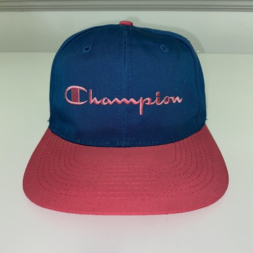 90s ヴィンテージ Champion チャンピオン ロゴ キャップ 2トーン
