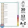 Password Book with Alphabetical Tabs, Password Keeper Book for Seniors, 5.8