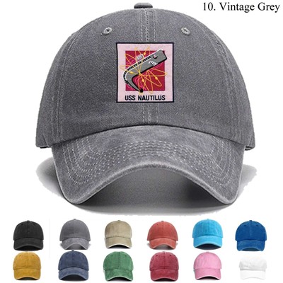 Embroidered Hat SSN-571 USS Nautilus, Veteran Cap, Trucker Hat, Baseball Cap