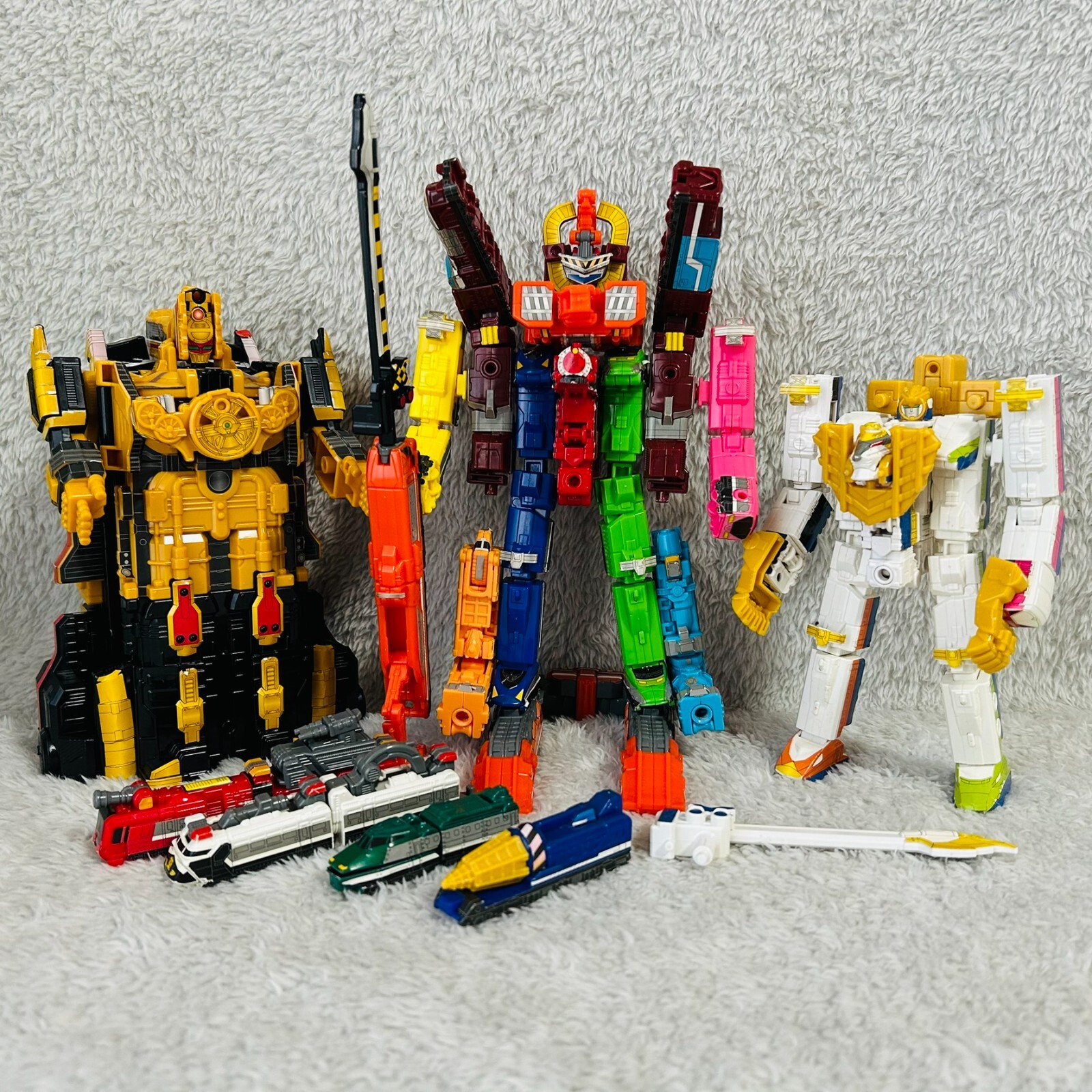 BANDAI Japan Mini pla Megazord Power Rangers Super Sentai