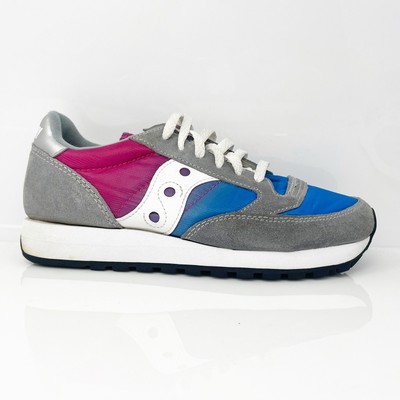 

Saucony Mens Jazz Original S70485-2 Синие повседневные кроссовки, размер 6, Синий, Jazz Original