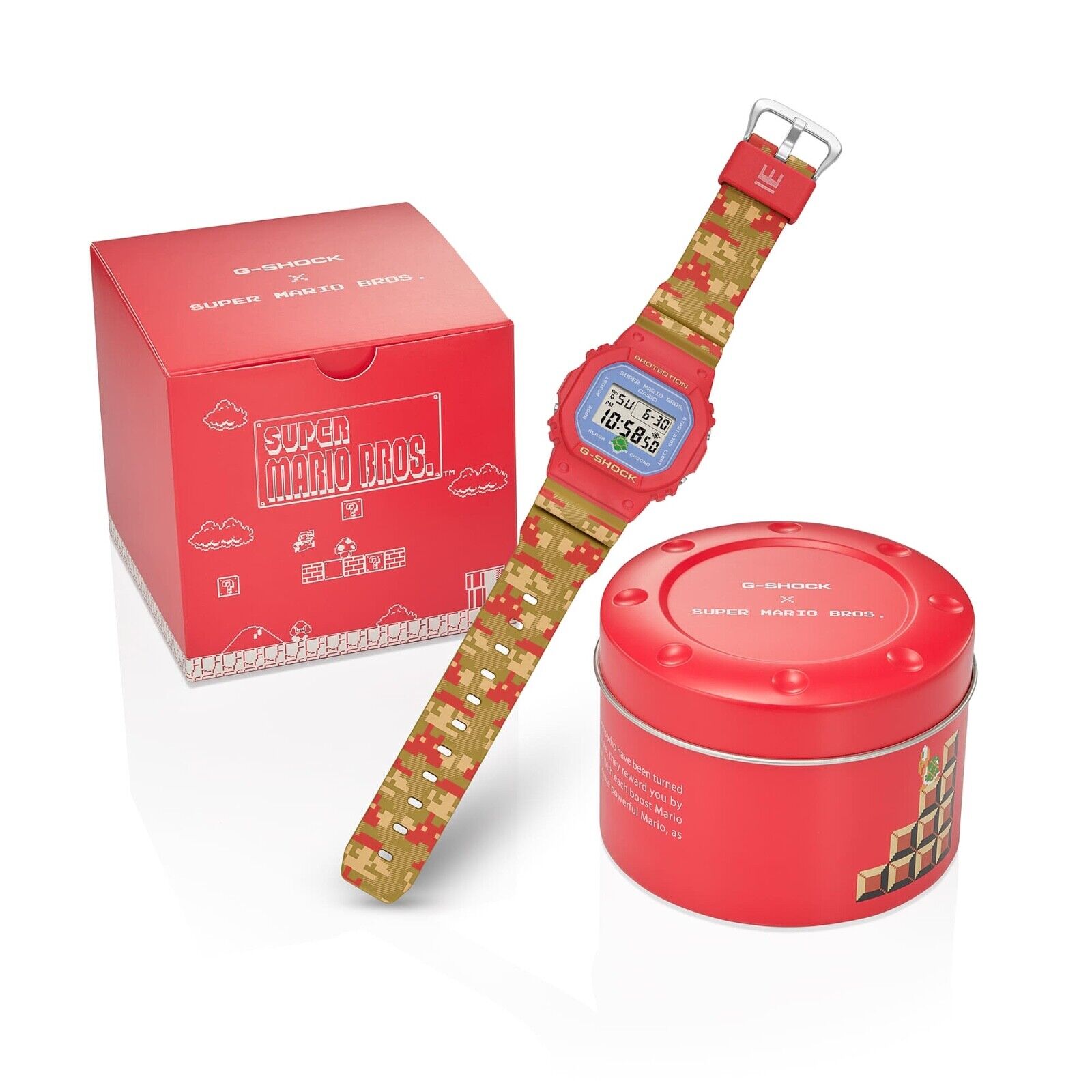 New Casio G-Shock Super Mario Brothers 40th Anniversary Collaboration DW-5600SMB | eBay New Casio G-Shock Super Mario Brothers 40th Anniversary Collaboration DW-5600SMB | eBay