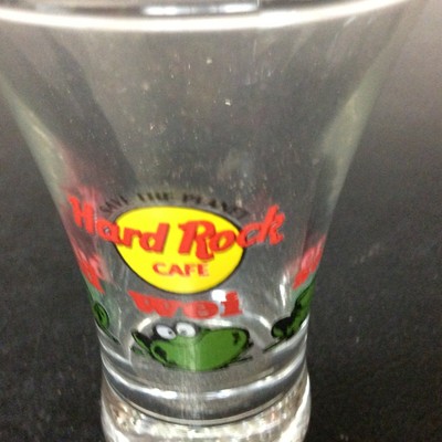 Hard Rock Shot glass (BUD-WEI-SER) Lot 85-1  ATR 1080