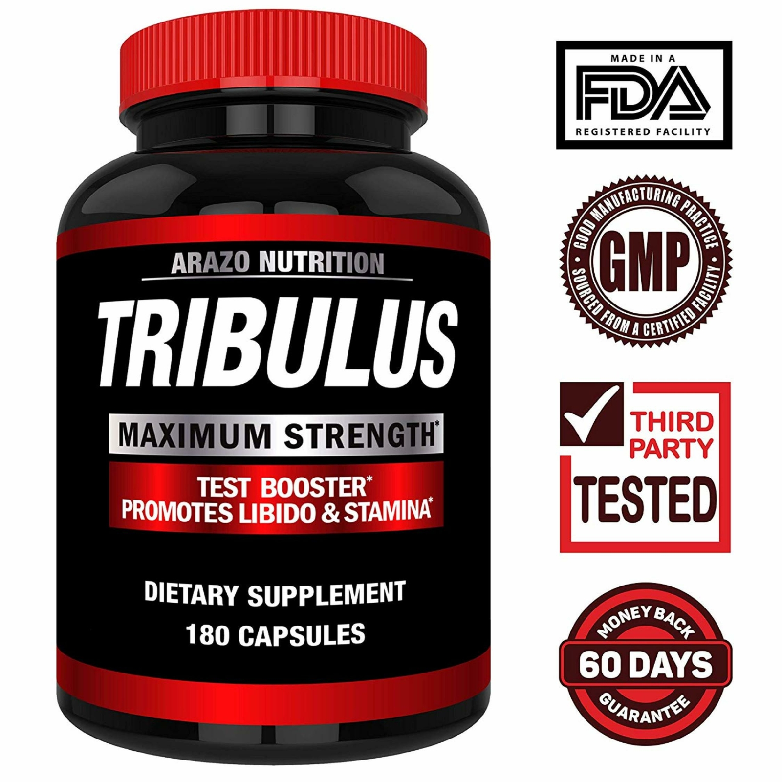 Tribulus Terrestris Extract Powder | Testosterone Booster With Estron Blocker |