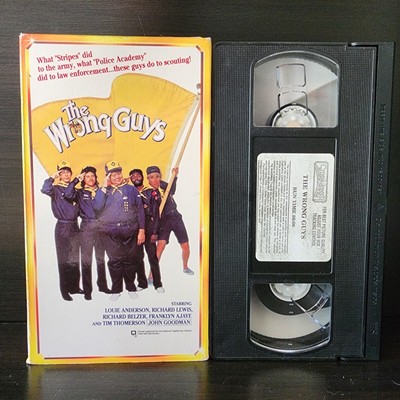 The Wrong Guys (VHS, 1990) John Goodman Richard Lewis Htf Comedy Classic Oop