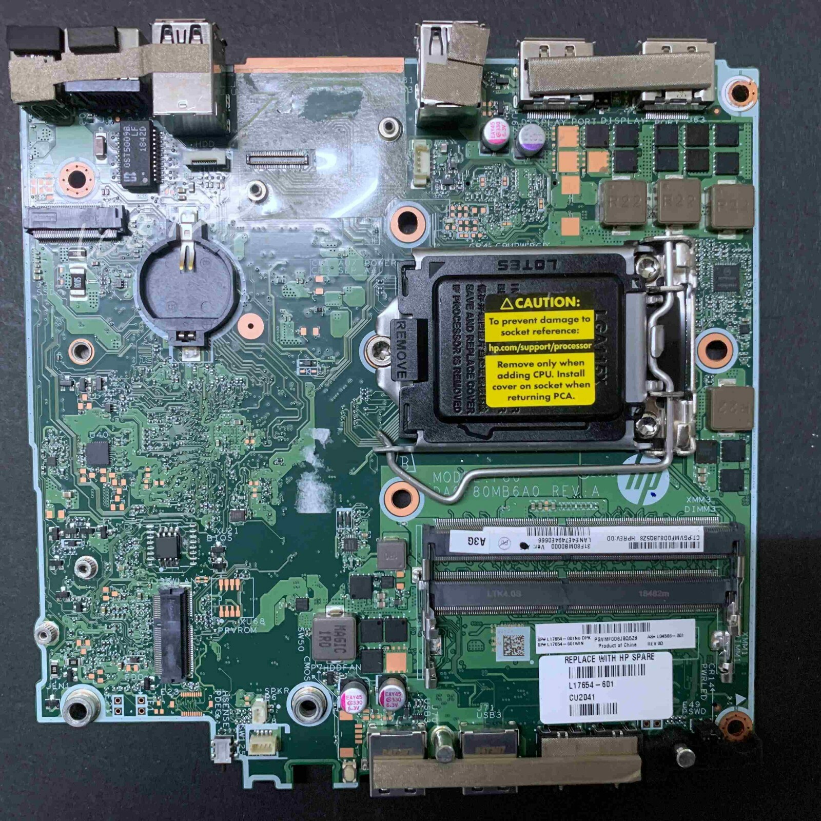 NEW HP ProDesk 400 G4 DM Motherboard L17654-001 DA0F80MB6A0