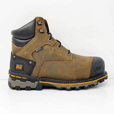 

Мужские рабочие ботинки Timberland Pro Boondock 6 дюймов 92615 коричневые с композитным носком, размер 12 M, Коричневый, Boondock