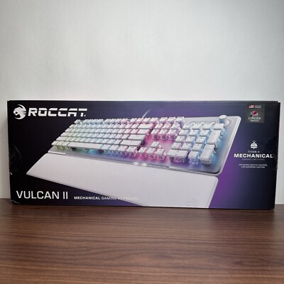 Roccat Vulcan II Mechanical Gaming Keyboard Titan II RGB Lightning White