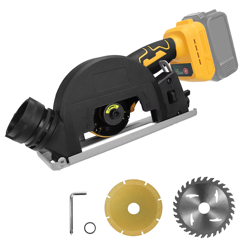 Brushless Electric Circular Saw 1000W 3 Speed Cordless Power Saw Wood Plastic Me