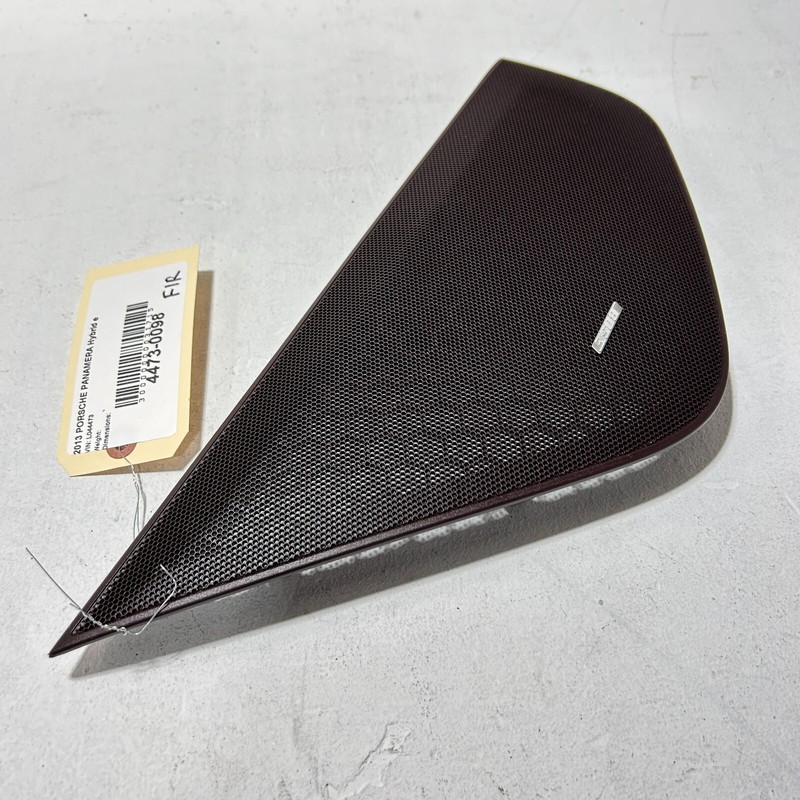 Used 2010-2016 PORSCHE PANAMERA S HYBRID Speaker Cover Grille Front Right OEM