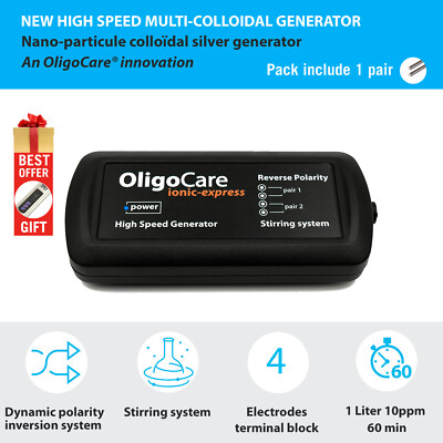 Colloidal Silver Generator Reverse Polarity Constant Current Stirring system