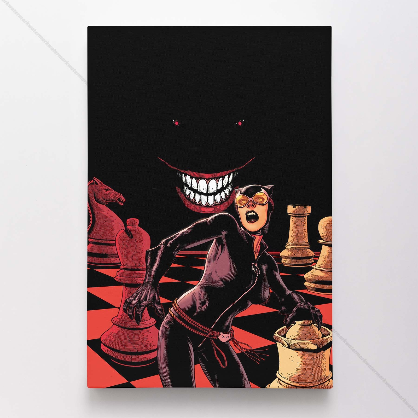 Catwoman Poster Canvas DC Comic Book Cover Selina Kyle Art Print #30508